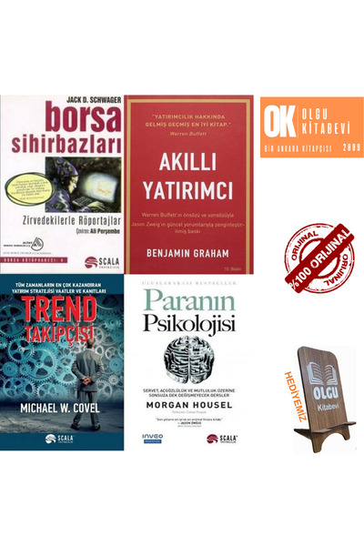 Akıllı Yatırımcı Seti - Borsa Sihirbazları - Paranın Psikolojisi - Trend Takipçisi