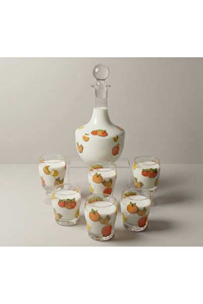 AR Glass bottle set with 6 glasses L1040-1