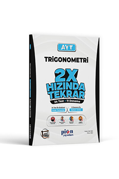 Ulti Yayınları Pion Yayınları AYT Trigonometri 2X Hızında 11'li Tekrar Deneme...