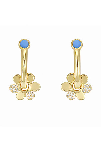 Venus Design أقراط زهرة خمر الصلب