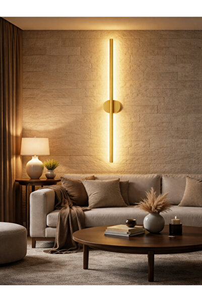 ST LİGHTİNG Modern Dekoratif Led Duvar Aplik 70 Cm Günışığı BEYAZ * 1 Adet ( ...