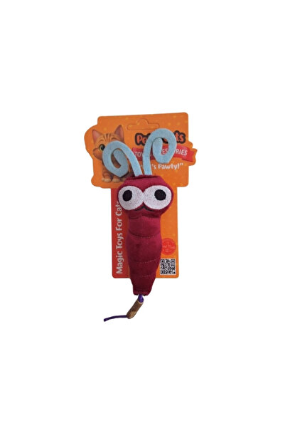 Petzzcats لعبة القطط المحشوة من جولي ماتاتابي مع صوت خشخشة، لون أحمر داكن، 20...