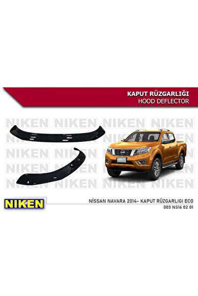 Niken Nissan navara kaput rüzgarlığı koruyucu 2015+ np300