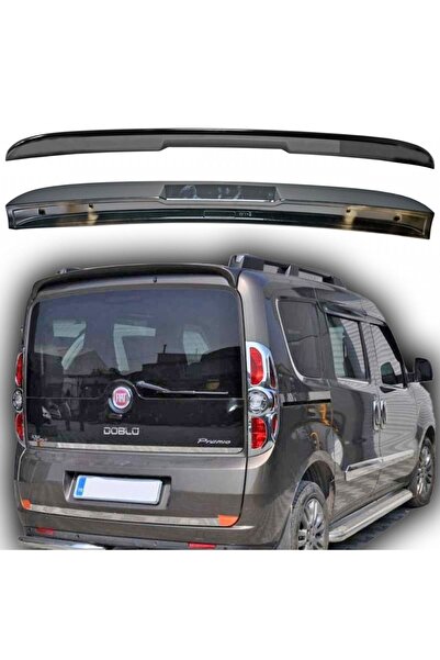 autogp Fiat doblo 2 3 bagaj üstü spoiler siyah boyalı 2010 / 2019