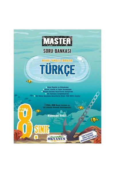 Okyanus Yayınları 8. Sınıf Türkçe Master Soru Bankası