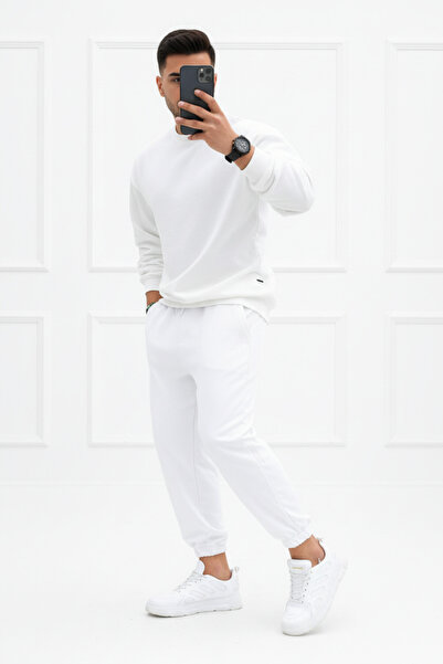Runades Men's Elastic Leg Jogger Sweatpants