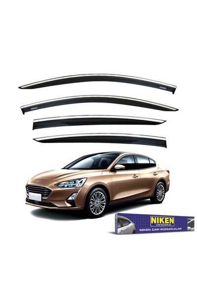 Niken Ford focus 4 cam rüzgarlığı kromlu 2019+
