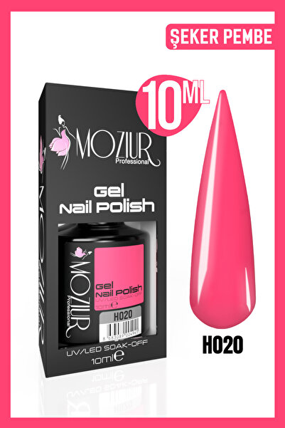 MOZIUR Kalıcı Oje Uv Led H020 (PEMBE SERİSİ) 10ml