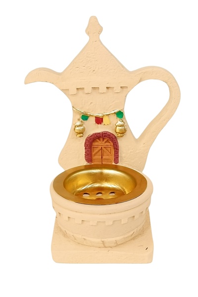 Traditional مبخرة رمضانية عربية على شكل دلة أو مبخرة صناعية