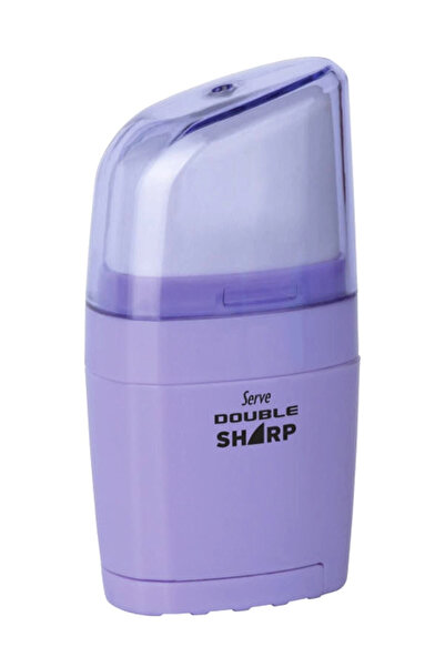 Serve Double Sharp Silgili Kalemtraş Lavanta