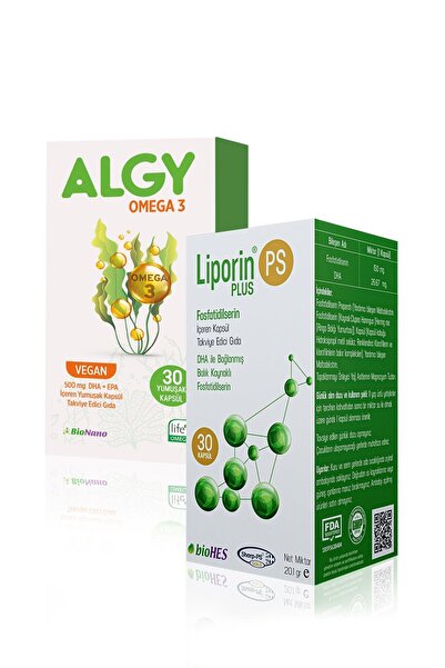 ALGY Omega 3 (High Dha) & Liporin Ps Plus