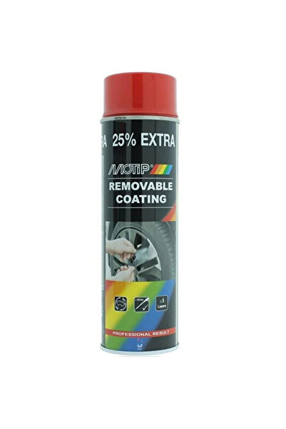 Motip REMOVABLE COATING SOYULABİLİR BOYA 500 ml KIRMIZI