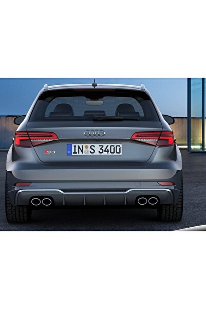 OEM AUTOGP Audi S3 arka tampon difüzörü model hb 2016+ 8v