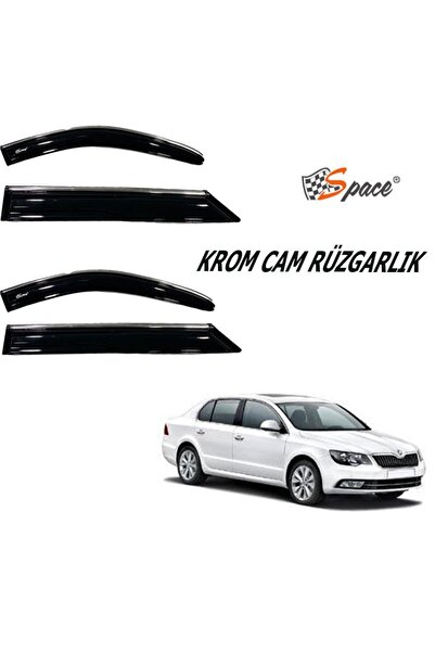 Space Skoda superb krom cam rüzgarlığı 2013-2015/ CARU420