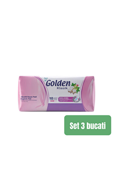 Golden SET 3 PIECES - Normal Tampons - Pack of 10