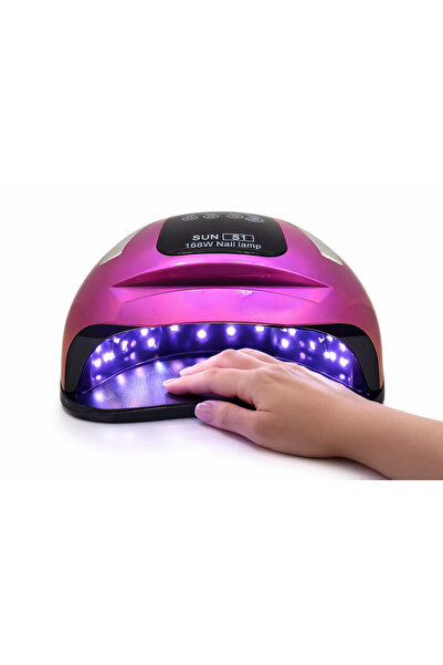 SUN Professional UV/LED Nail Lamp S1, 168W, Fast Drying, Motion Sensor, 4 Tim...