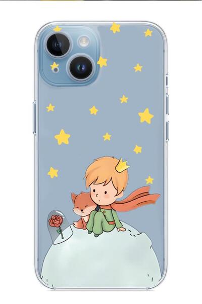 3GEN CASE İphone 13-İphone 14 Uyumlu Desenli Şeffaf Silikon Kılıf