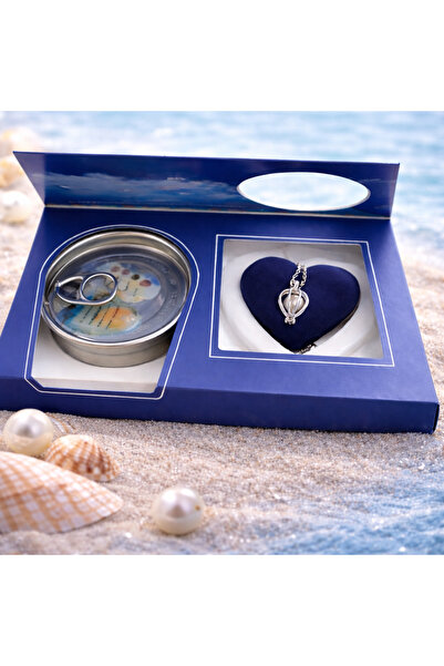 GÜÇLÜ İstiridye İçinde Gerçek İnci Kolye| Sevgililer Gününe Özel