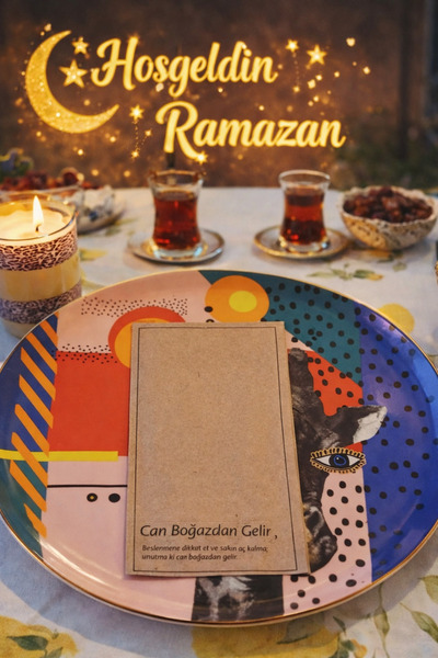 alenked Davet & Parti & Yılbaşı İftar İçin Kraft Sunum Peçete 20'li