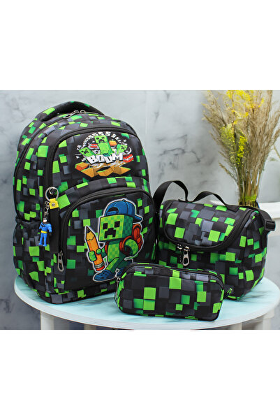 Bevitton Set de 3 ghiozdane pentru băieți pentru școala primară, ghiozdan pen...