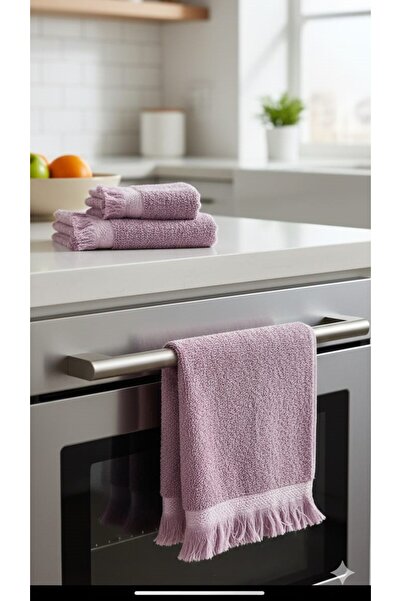 A.Z.H. ( 2'Li Set ) Saçaklı Desen Çeyizlik 35x60 Cm. Mutfak Havlu Seti