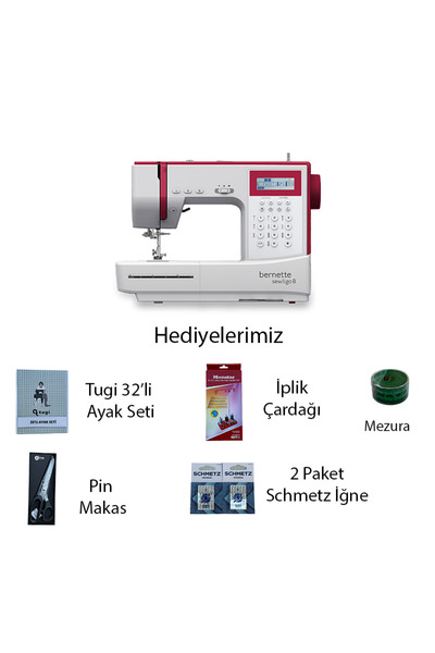 bernette Sew & Go 8 Dikiş Makinesi (Bol Hediyeli)