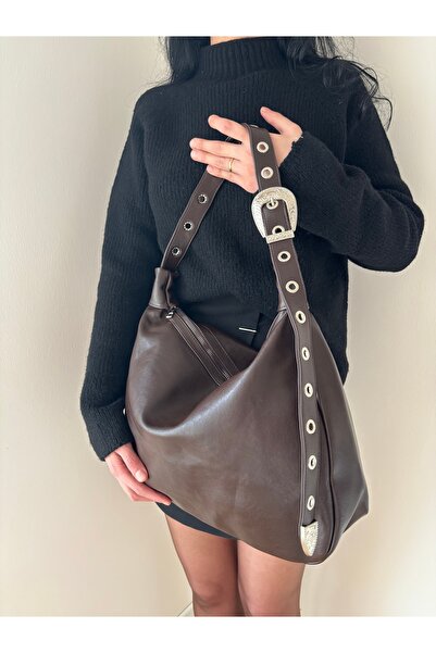 lalettobags Kadın Frezya Model Kemer Detaylı Çapraz Çanta