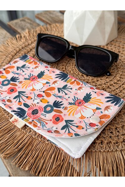 Classbag Χειροποίητη θήκη γυαλιών με ειδικό σχέδιο και στάμπα, με κούμπωμα