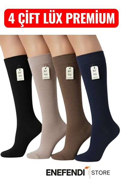 NF ND ENEFENDİ Șosete pentru mamă 4 perechi ✦   Sub genunchi ✦   Burun fără c...