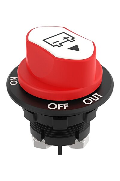 Aksa 12V-24V Devre Kesici Pls Mini Marin Tipi Çevirmeli On-Off-Out - 06-027