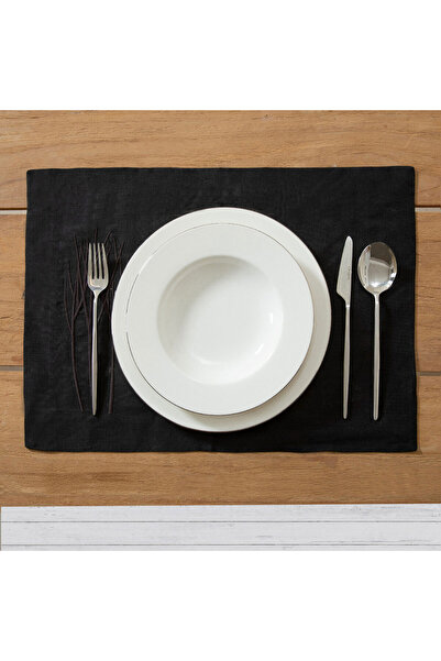 Chakra Μαύρο Αμερικάνικο Τραπεζομάντιλο 35x50 εκ. Μαύρο