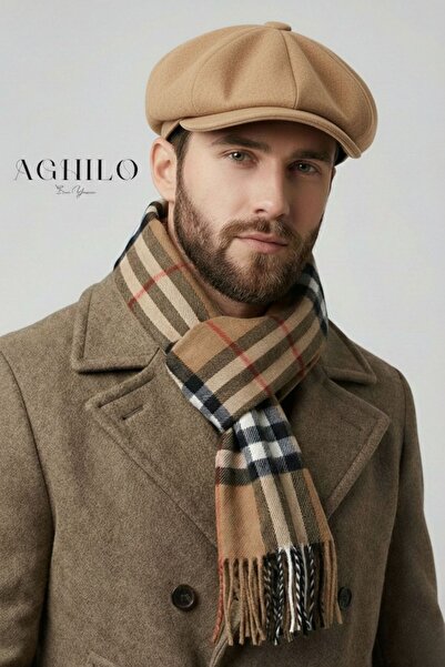 Aghilo Men's Scarf and London Cap Set |   Stylish Winter Set