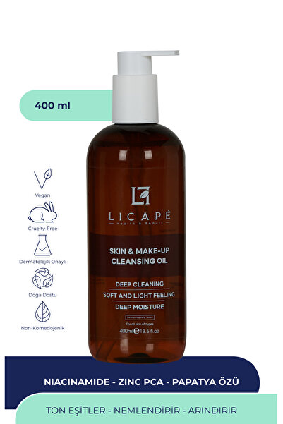 Licape İki Aşamalı Cilt Ve Makyaj Temizleme Yağı 400 ml