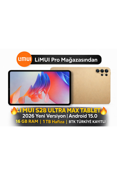 İCON TEKNOLOJİ İ-Tab S28 Ultra Max Sim Kartlı 10.1inch Full Set Tablet Klavye...