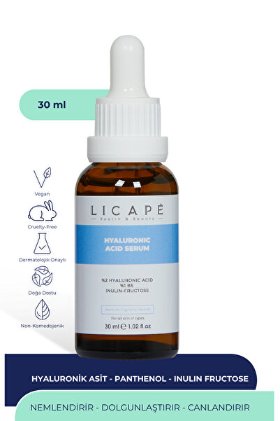 Licape Nemlendirici Aydınlatıcı Dolgunlaştırıcı Hyaluronik Asit Pantenol B5 P...