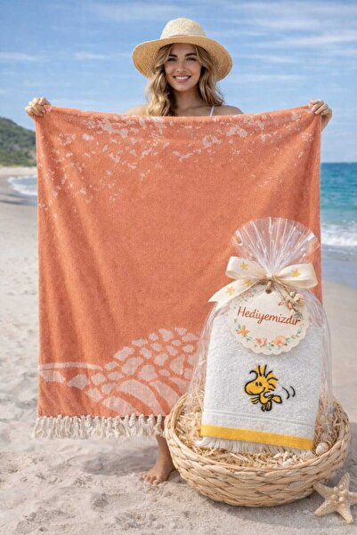 ozlıkaa Beach Towel Karetta (Kitchen Towel Is Our Gift)