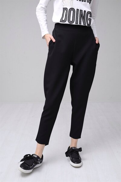 Moodbasic HAVUÇ KESİM KREP PANTOLON