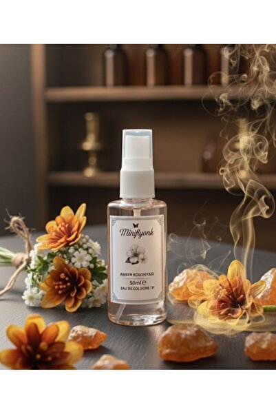 MİNİFİYONK Çanta Cep Boy Sprey Amber Kolonyası - 50ml.70°