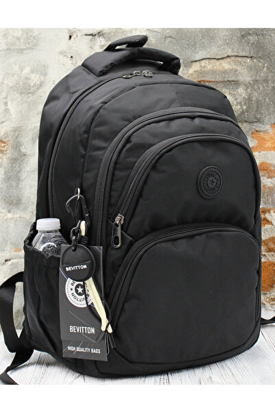 Bevitton 34600 Geantă de școală din material textil impermeabil, unisex, rucs...
