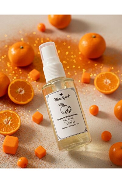 MİNİFİYONK Çanta Cep Boy Sprey Mandalina Kolonyası - 50ml.70°