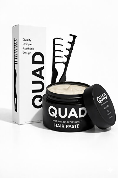 QUAD Q1S Mat Saç Pastası ve Mucizevi Tarak Uniseks 50 ml