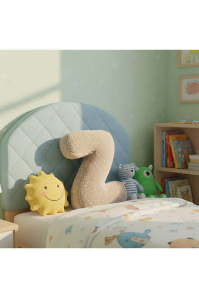 pufftable وسادة قطيفة على شكل حرف Z، وسادة زينة، قماش تيدي كريمي، مقاس كبير 5...