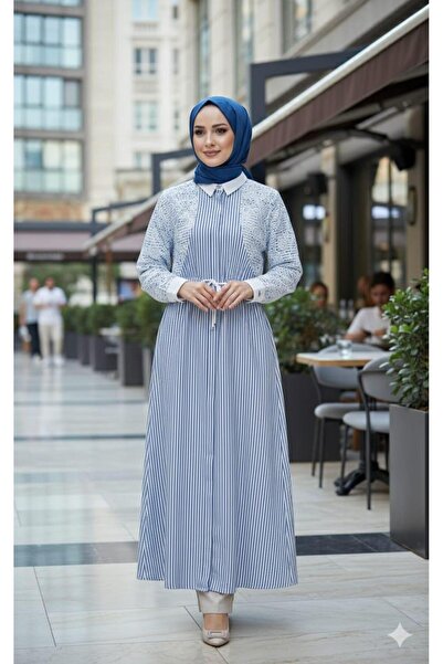 Moodbasic DANTEL DETAYLI ELBİSE