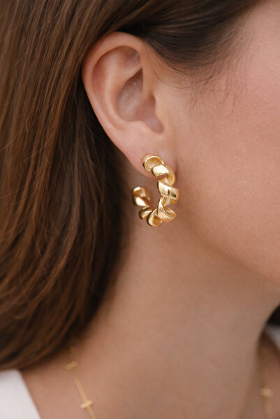 XUPING JEWELRY أقراط على شكل حلقة من شبكة مجوهرات XUPING من STYLE PEARL/XUPING