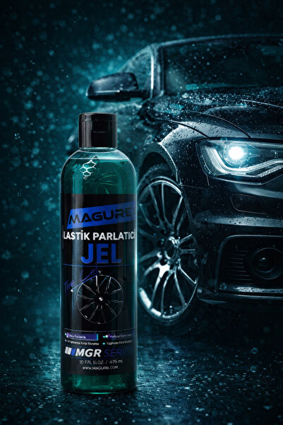 MAGUREX JEL LASTİK PARLATICI(SÜNGER HEDİYELİ)