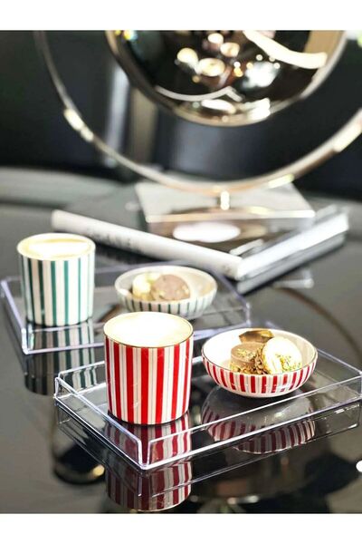 Store صينية تقديم شفافة من زجاج شبكي (بلكسي جلاس)