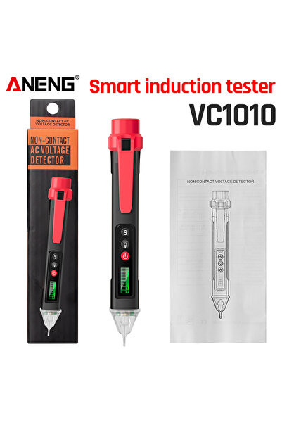 ANENG VC1010 Black(box) Digital Voltage Detector Tester Pen VC1010 Non-Contac...