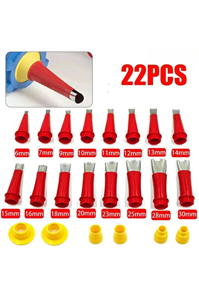 Choice 22PCS Stainless Steel Caulking Nozzle Silicone Tool Set for Sink Seala...
