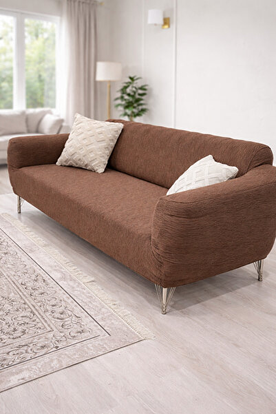 uzhanem Jakarli 3kişilik Koltuk Örtüsü , Çekyat Kanepe Kılıfı. Streç Lastikli...