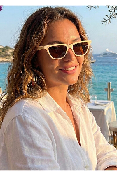 Duke Nickle للجنسين كريم عين القطة متموجة التعامل مع النظارات الشمسية الزجاجي...